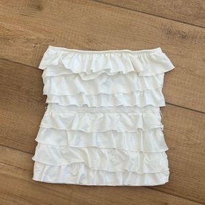 Abercrombie & fitch strapless top size xs missing tie